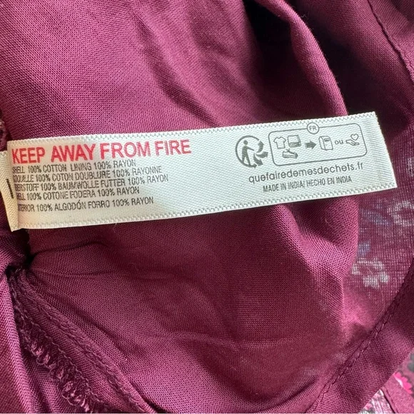 Anthropologie Maeve Puff Sleeve Collared Floral
Mini Dress Size 16 - Picture 7 of 8